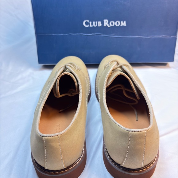 Club Room “Benjamin” Oxford Dress Shoes | Men’s 9M |‎ Beige | Classic & Stylish main image 6